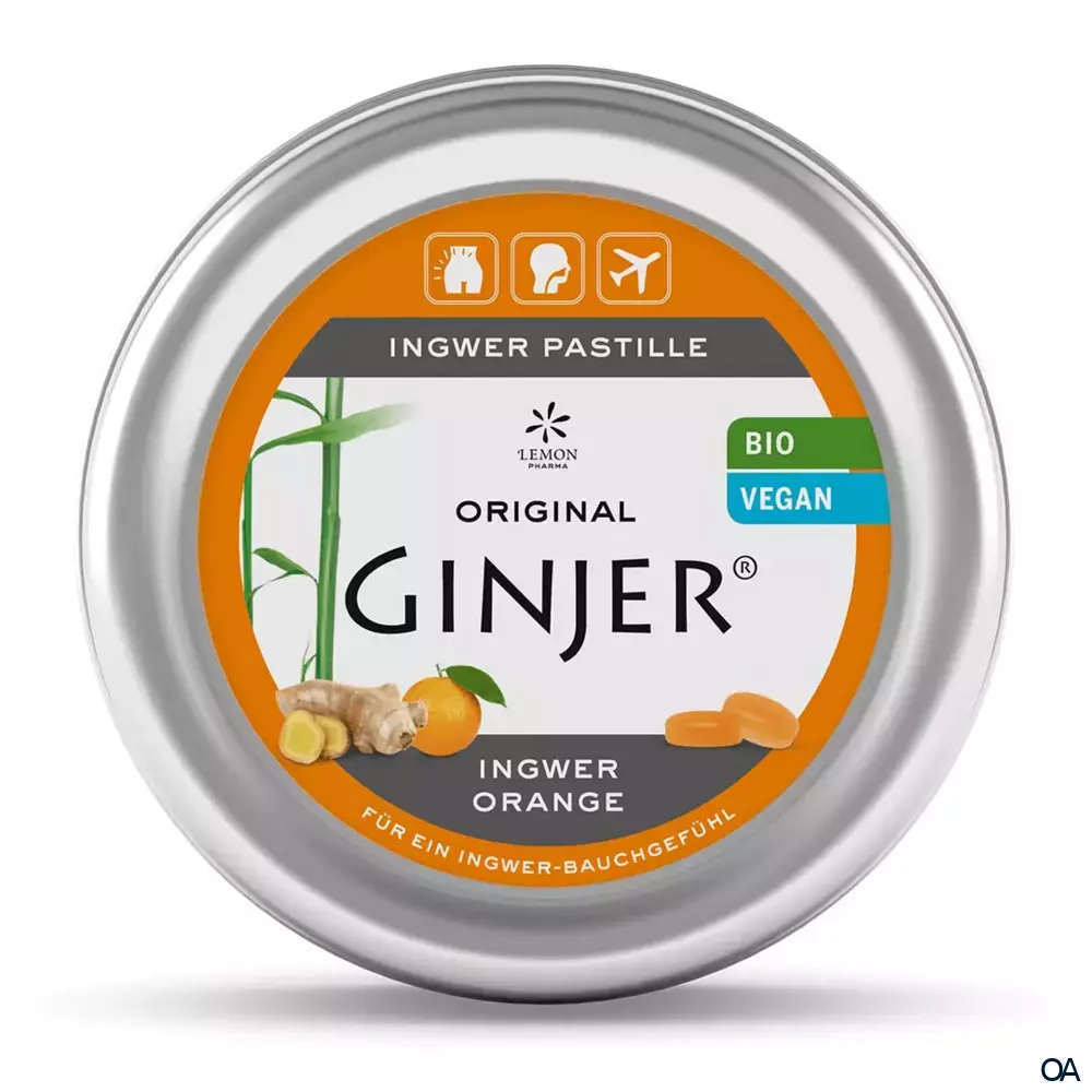 Lemon Pharma Ginjer® Bio-Pastillen Orange Lemon Pharma Ginjer® Bio-Pastillen Orange