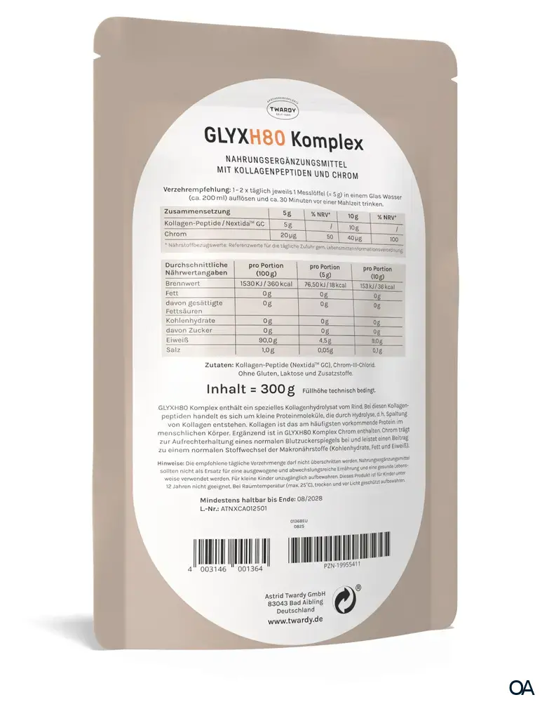 Twardy GLYXH80 Komplex Pulver