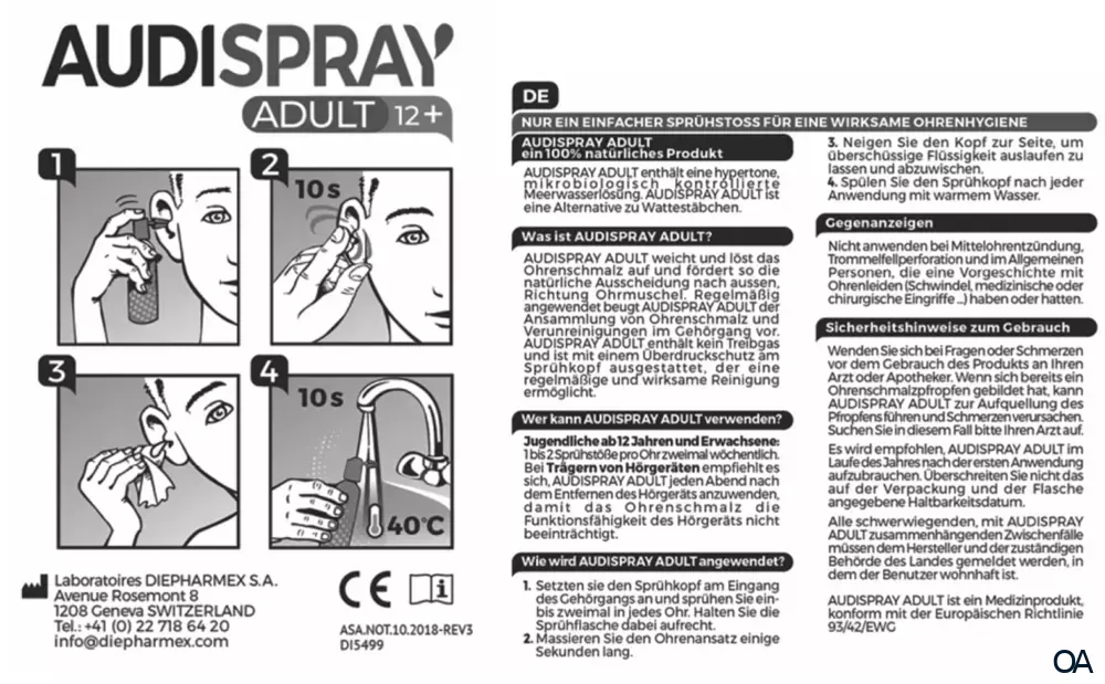 AUDISPRAY Adult Ohrenspray AUDISPRAY Adult Ohrenspray