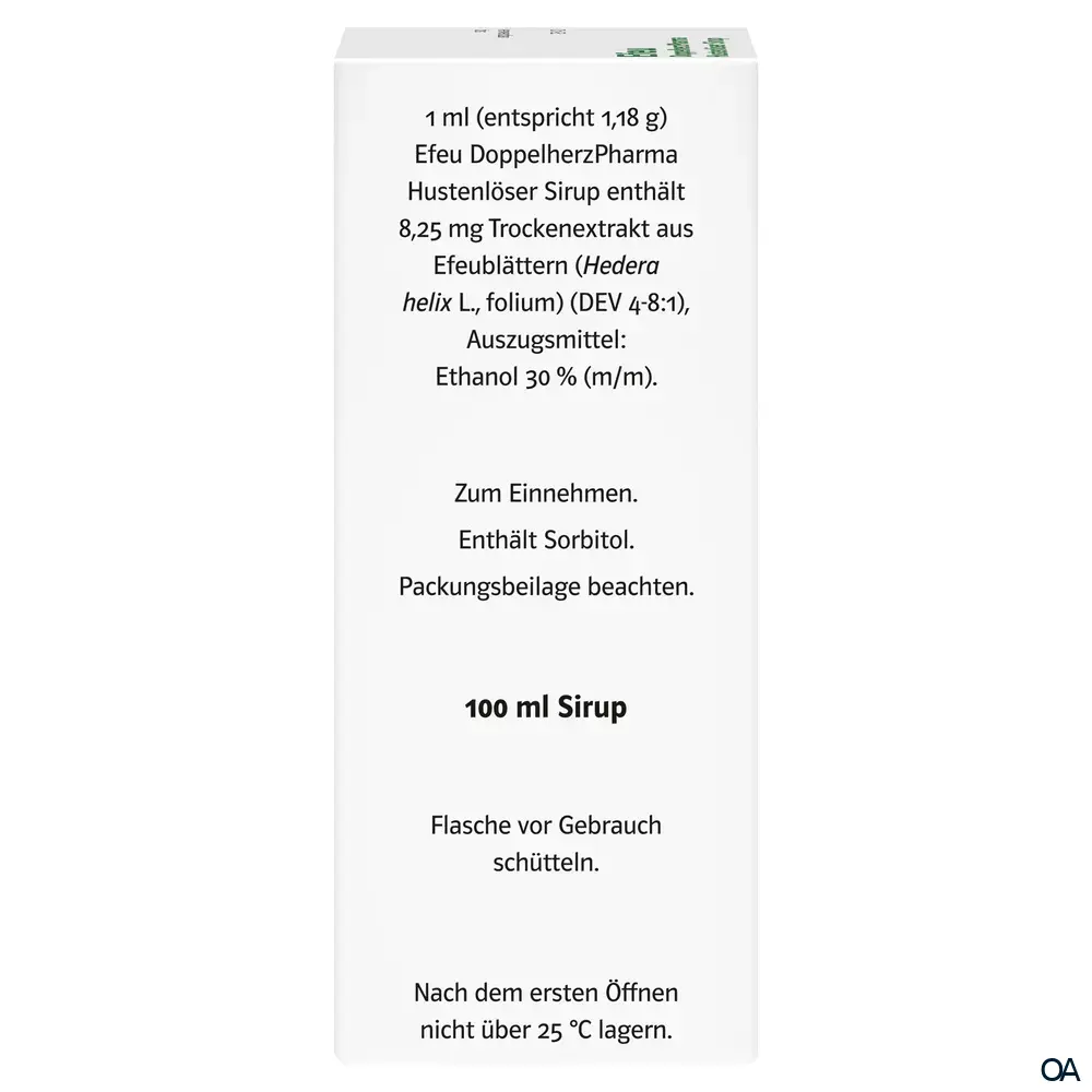 Efeu DoppelherzPharma Hustenlöser Sirup