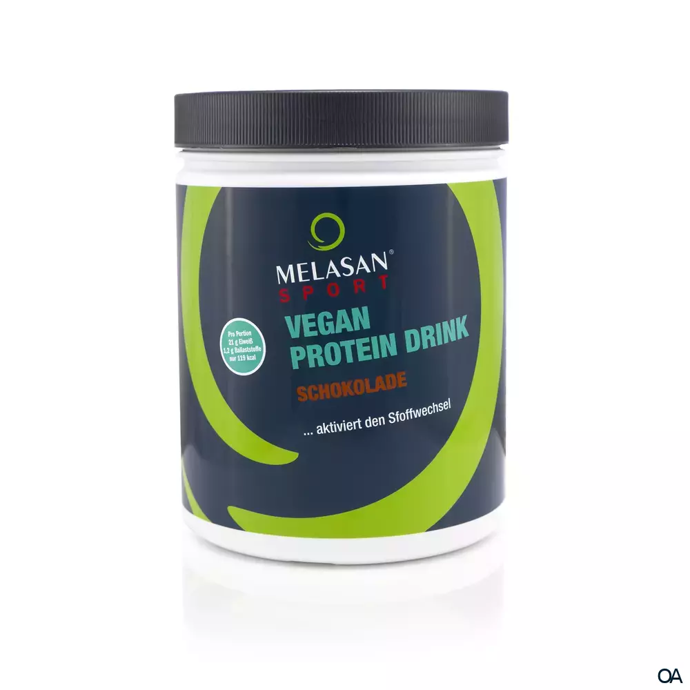 Melasan Sport Vegan Protein Drink Pulver Schokolade Melasan Sport Vegan Protein Drink Pulver Schokolade