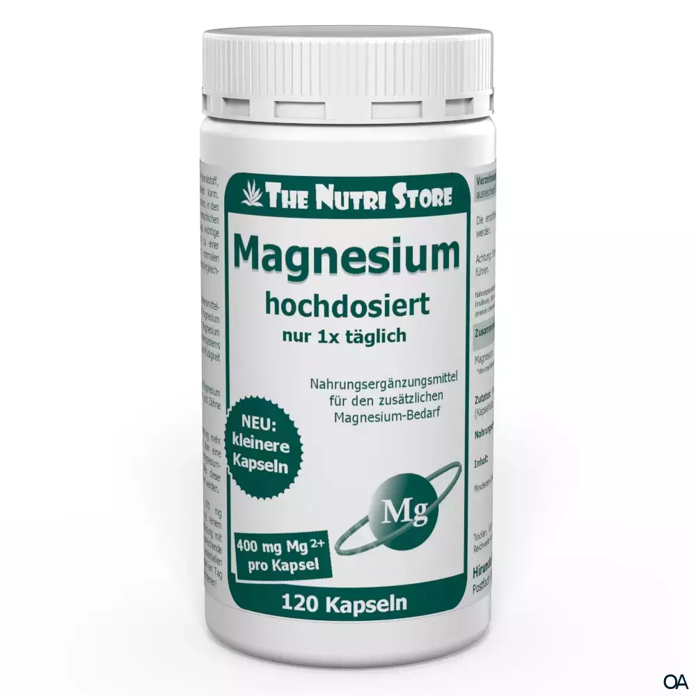 The Nutri Store Magnesium 400 mg Kapseln The Nutri Store Magnesium 400 mg Kapseln