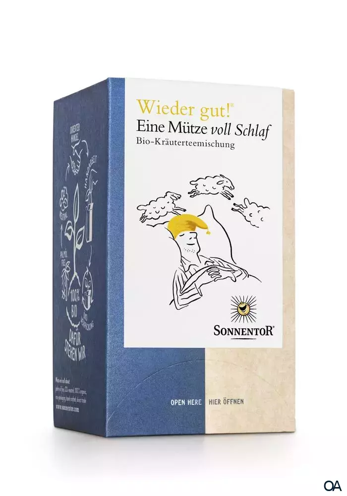Sonnentor Wieder gut!® Eine Mütze voll Schlaf® Tee Sonnentor Wieder gut!® Eine Mütze voll Schlaf® Tee