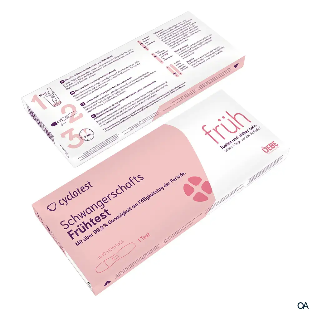 UEBE Medical cyclotest® Schwangerschafts-Frühtest UEBE Medical cyclotest® Schwangerschafts-Frühtest