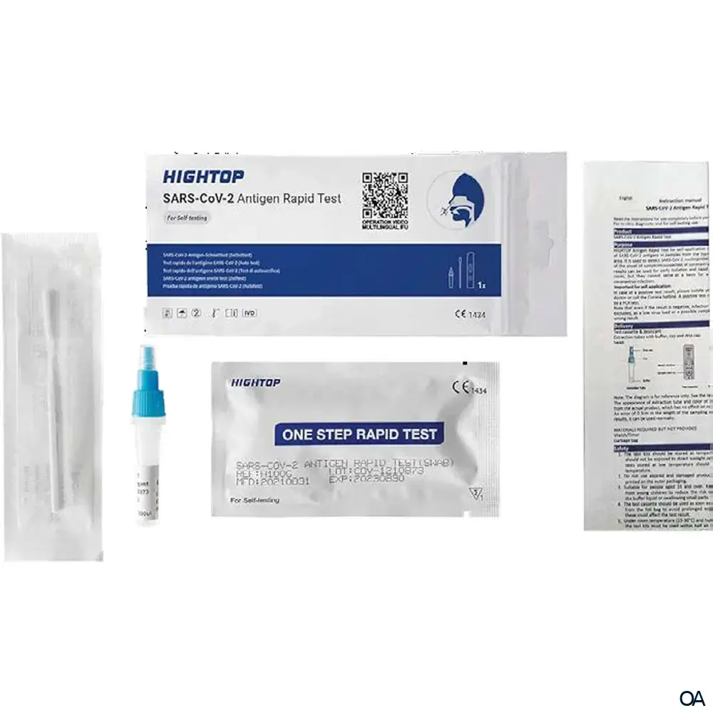 Hightop Covid-19 Antigen Laien Schnelltest - Nasal Hightop Covid-19 Antigen Laien Schnelltest - Nasal