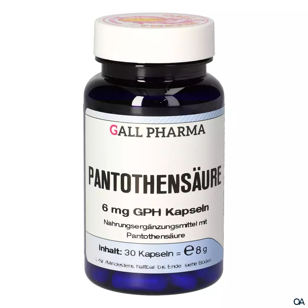 Gall Pharma Pantothensäure 6 mg Kapseln