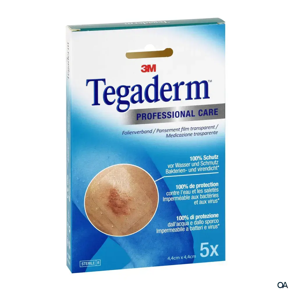 3M™ Tegaderm™ Film Transparentverband, 1622NP, 4,4 x 4,4 cm