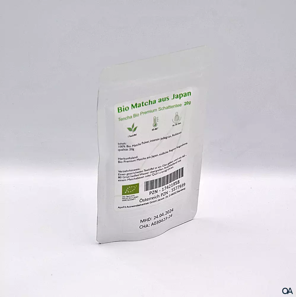 Dr. Vanida Bio Premium Japan Matcha pur Pulver