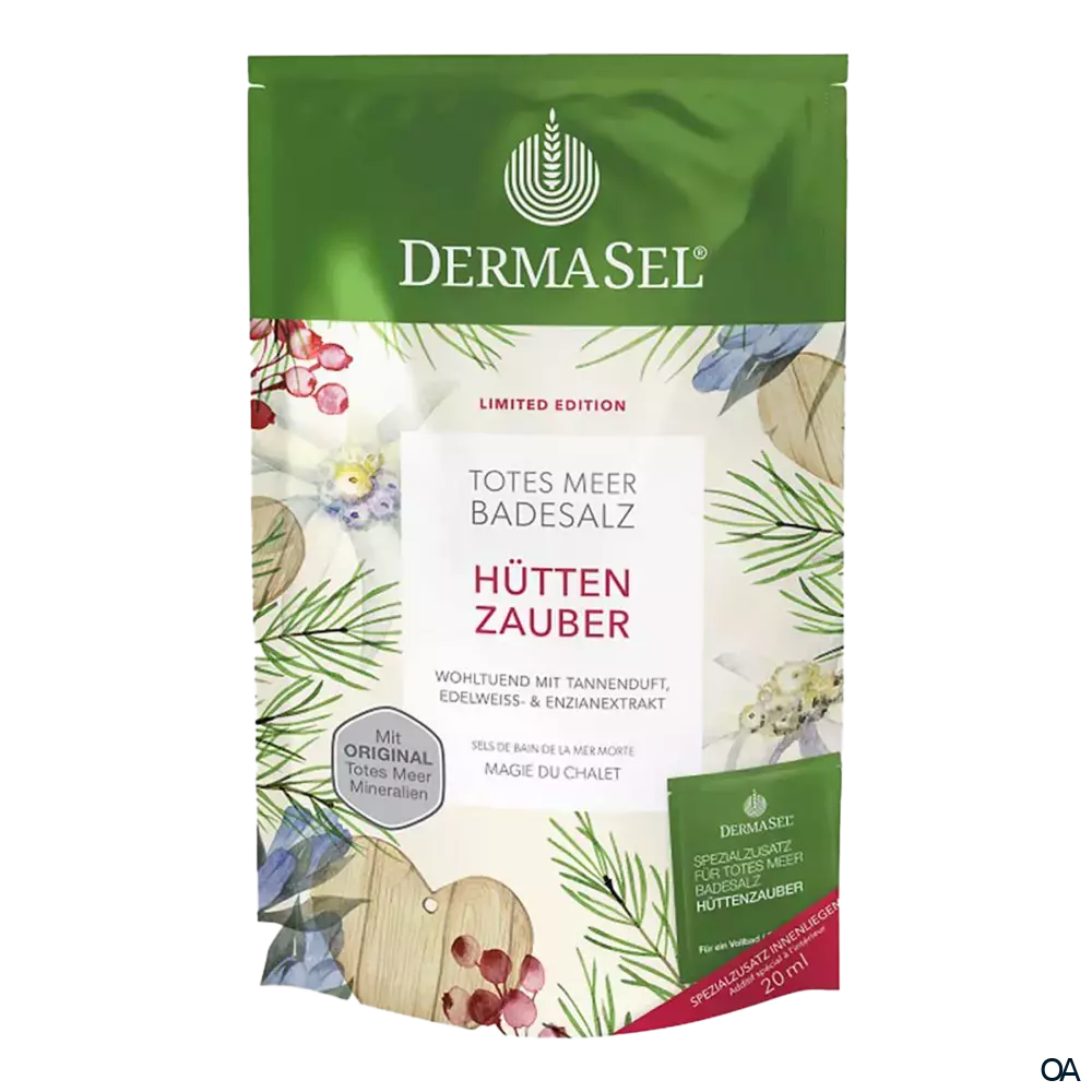 DermaSel® Totes Meer Badesalz Hüttenzauber DermaSel® Totes Meer Badesalz Hüttenzauber