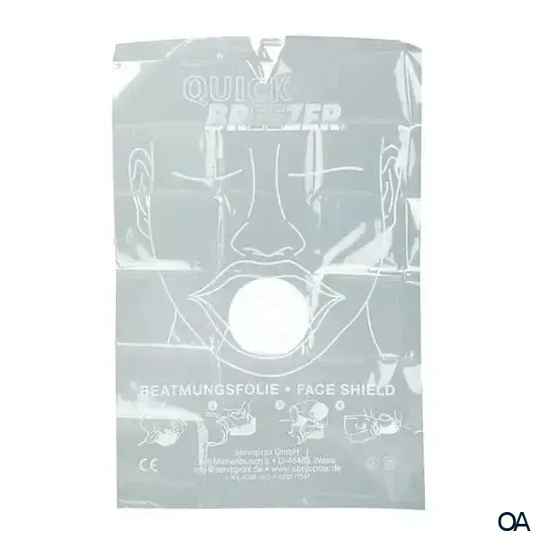 Quick-Breezer® ECO Beatmungsfolie in Alublister, ohne Mundstück