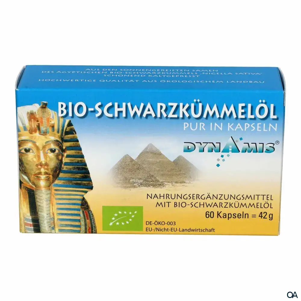 Dynamis BIO Schwarzkümmelöl PUR Kapseln Dynamis BIO Schwarzkümmelöl PUR Kapseln