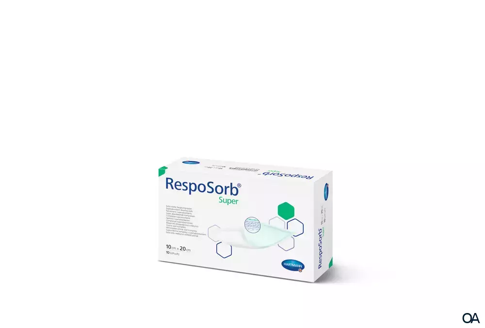 RespoSorb® Super Extra starke Saugkompressen 10 x 20 cm