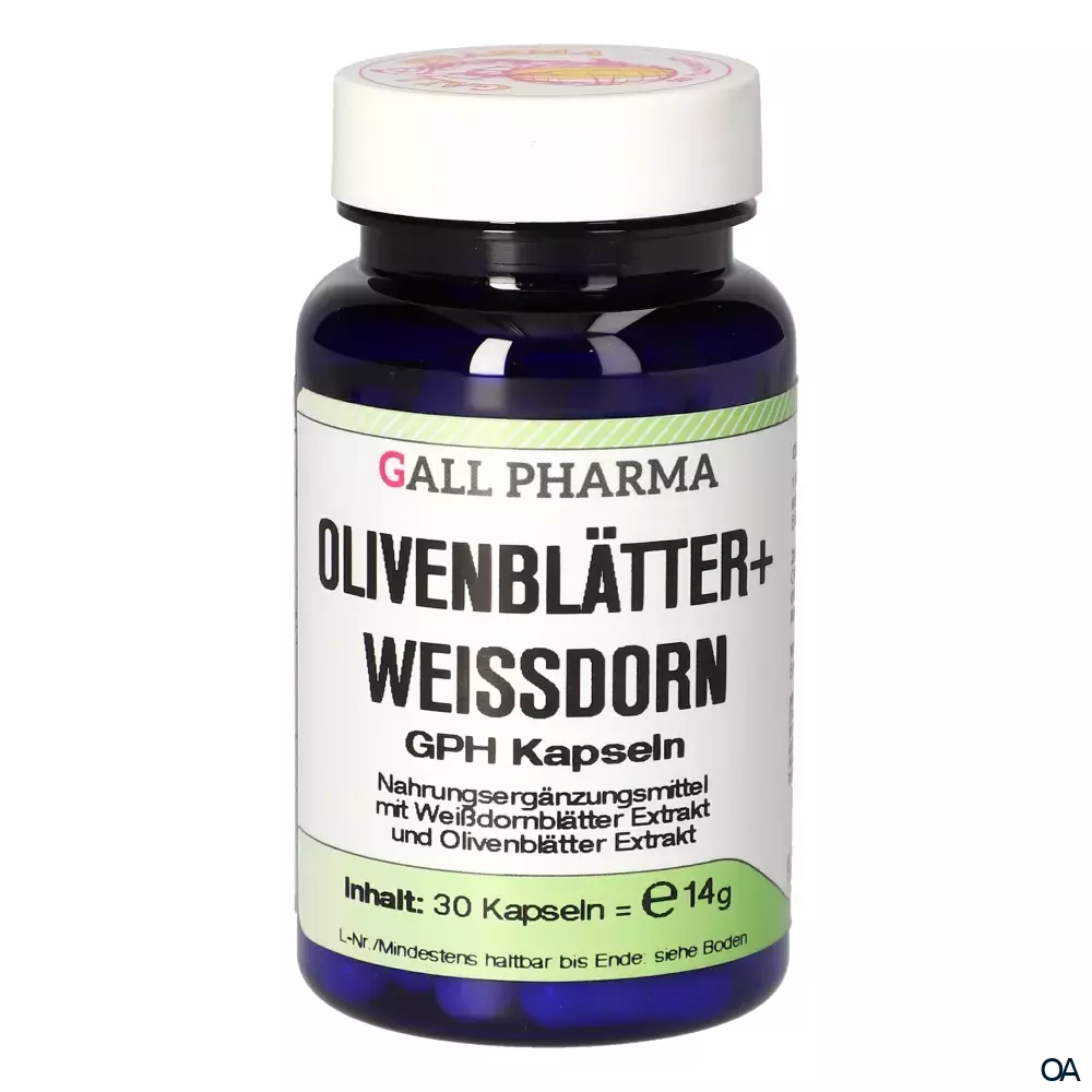 Gall Pharma Olivenblätter + Weißdorn Kapseln