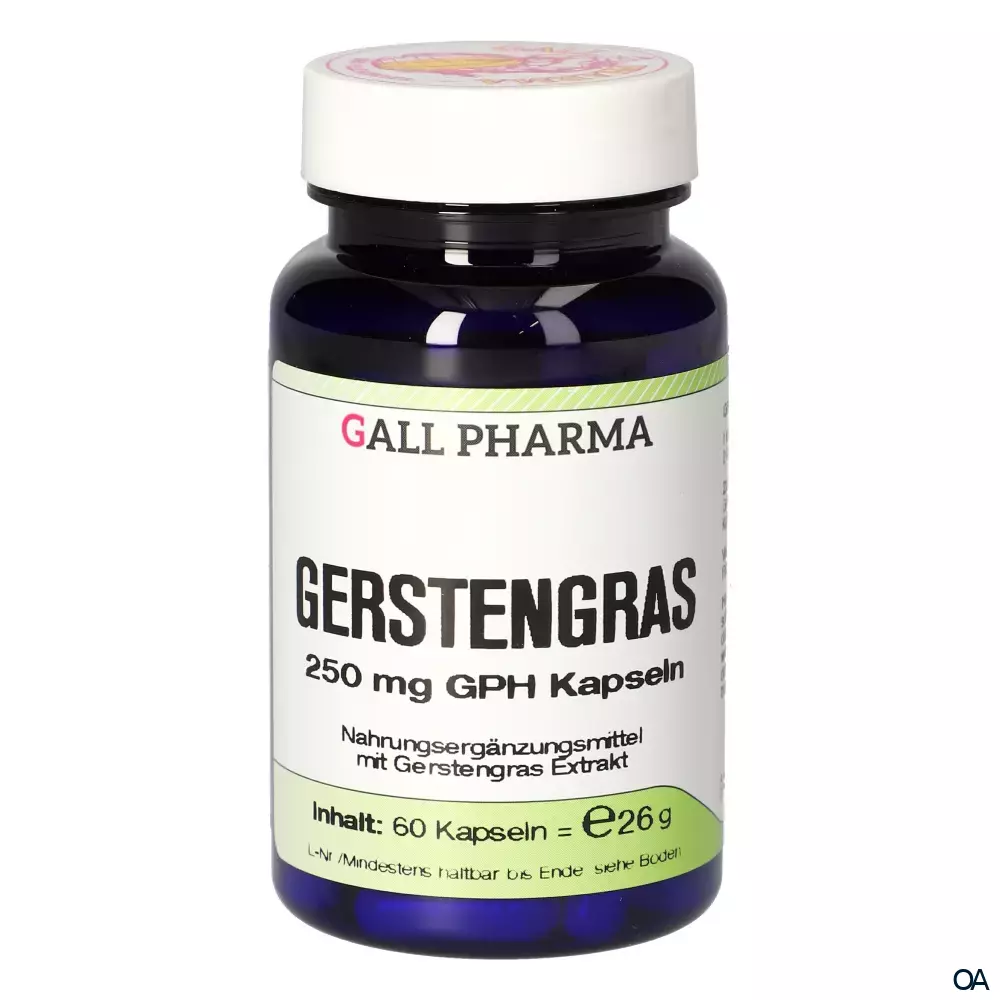 Gall Pharma Gerstengras 250 mg Kapseln Gall Pharma Gerstengras 250 mg Kapseln