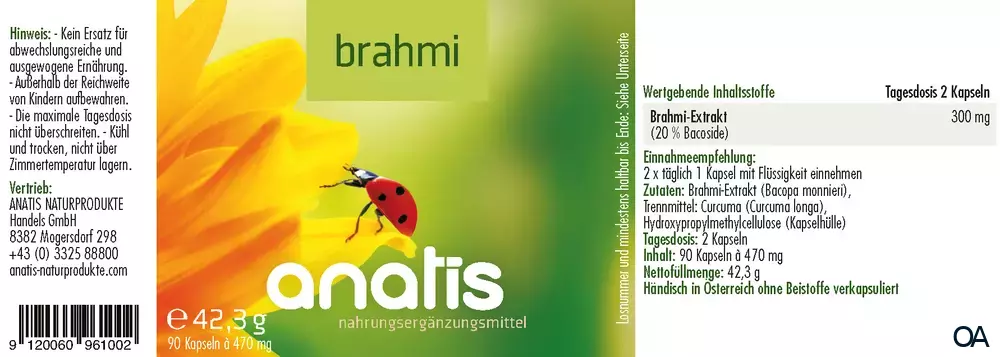 anatis Brahmi Kapseln anatis Brahmi Kapseln
