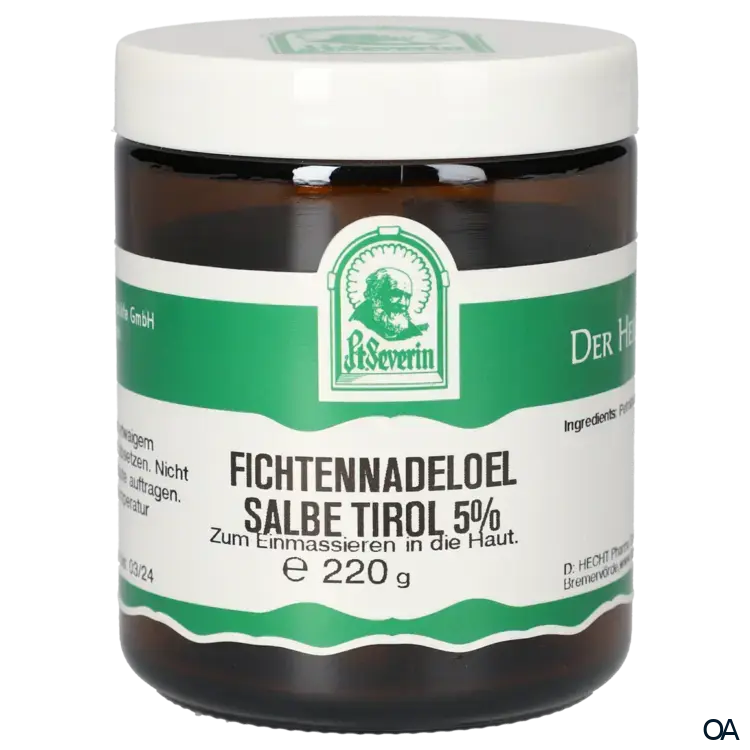 Pater Severin Fichtennadelöl Salbe Tirol 5% Pater Severin Fichtennadelöl Salbe Tirol 5%