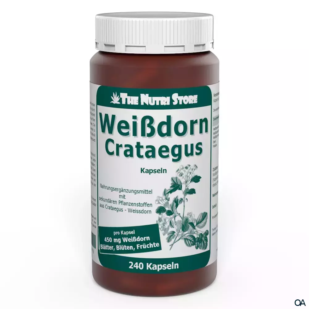 The Nutri Store Weißdorn Crataegus 500 mg Kapseln The Nutri Store Weißdorn Crataegus 500 mg Kapseln