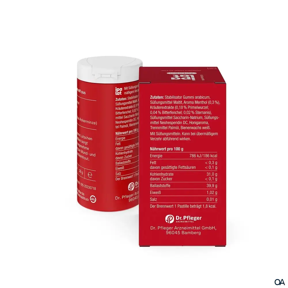 ipalat® Zuckerfrei Halspastillen