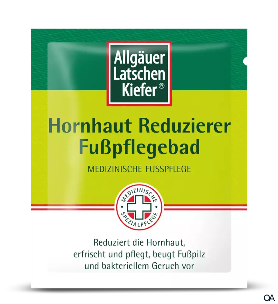 Allgäuer Latschenkiefer® Hornhaut Reduzierer Fußpflegebad 10 x 10g