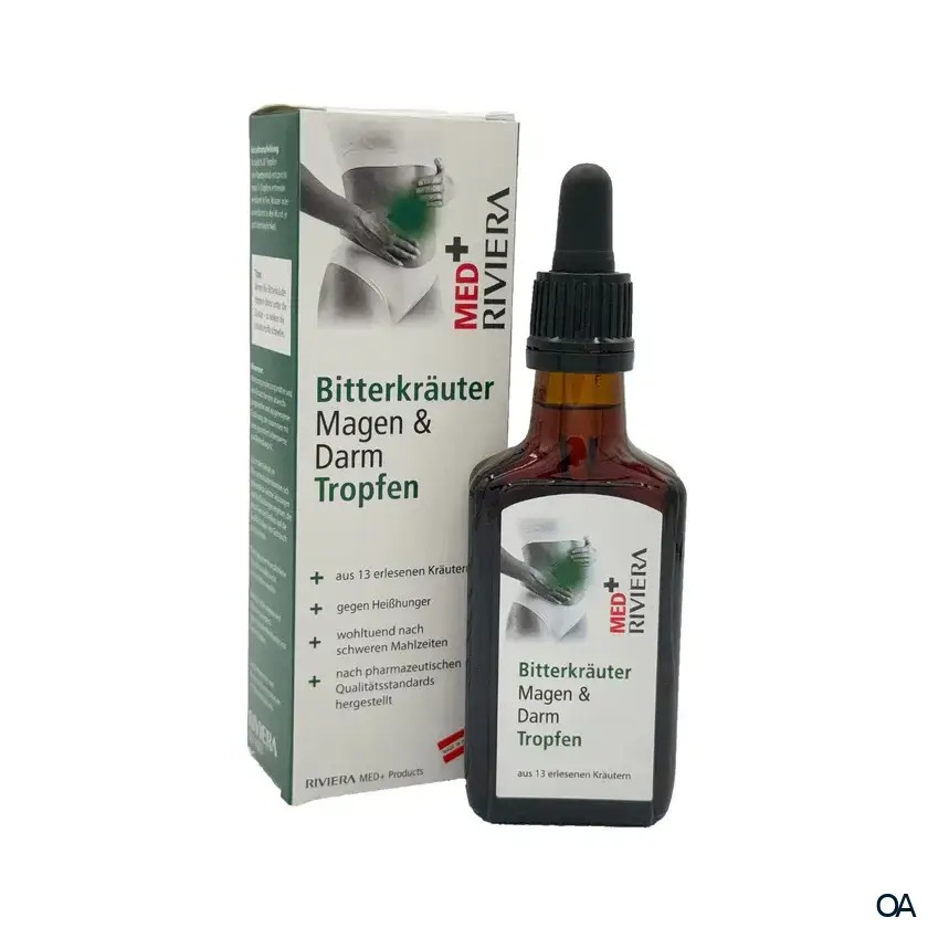 Riviera MED+ Bitterkräuter Magen & Darm Tropfen Riviera MED+ Bitterkräuter Magen & Darm Tropfen