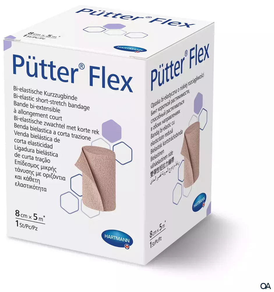Pütter® Flex Bi-elastische Kurzzugbinde 8 cm x 5 m