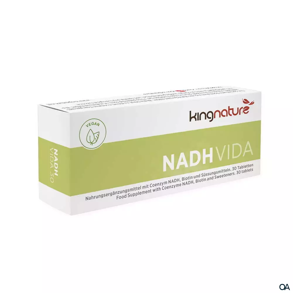 Kingnature NADH Vida Sublinguale Tabletten