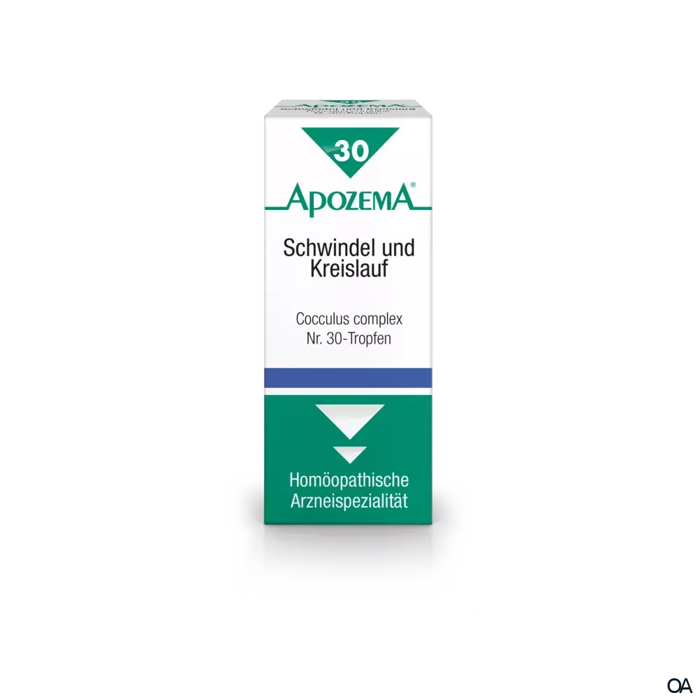 Apozema® Schwindel und Kreislauf Cocculus complex Nr. 30 Tropfen zum Einnehmen Apozema® Schwindel und Kreislauf Cocculus complex Nr. 30 Tropfen zum Einnehmen