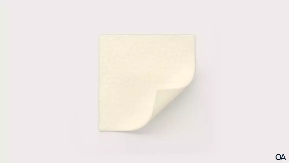 Mölnlycke® Exufiber® Gelbildender Faserverband steril, 10 x 10 cm Mölnlycke® Exufiber® Gelbildender Faserverband steril, 10 x 10 cm