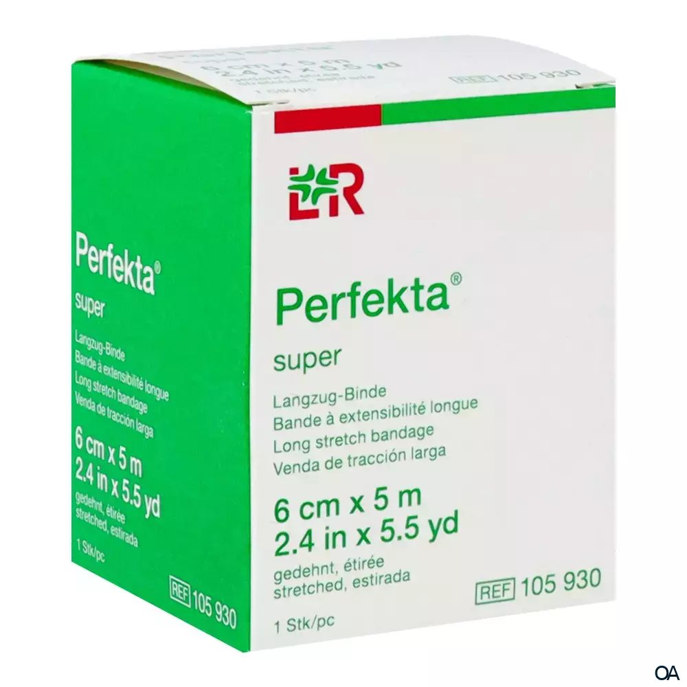 Perfekta® Super Langzugbinde 6 cm x 5 m Perfekta® Super Langzugbinde 6 cm x 5 m