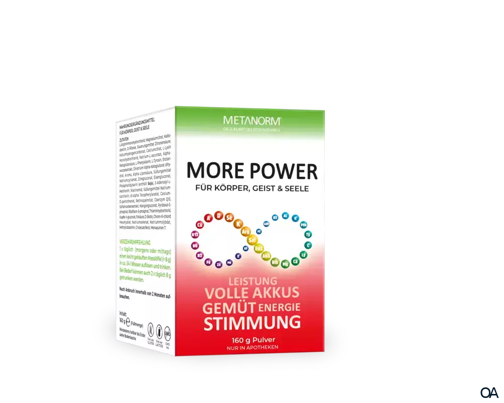 METANORM® MORE POWER Pulver METANORM® MORE POWER Pulver