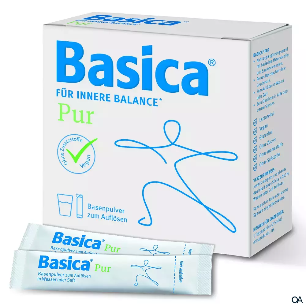 Basica Vital pur Basenpulver Sticks Basica Vital pur Basenpulver Sticks
