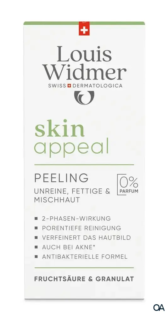 Louis Widmer skinappeal Peeling ohne Parfum