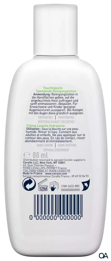 CeraVe® Feuchtigkeitsspendende Reinigungslotion