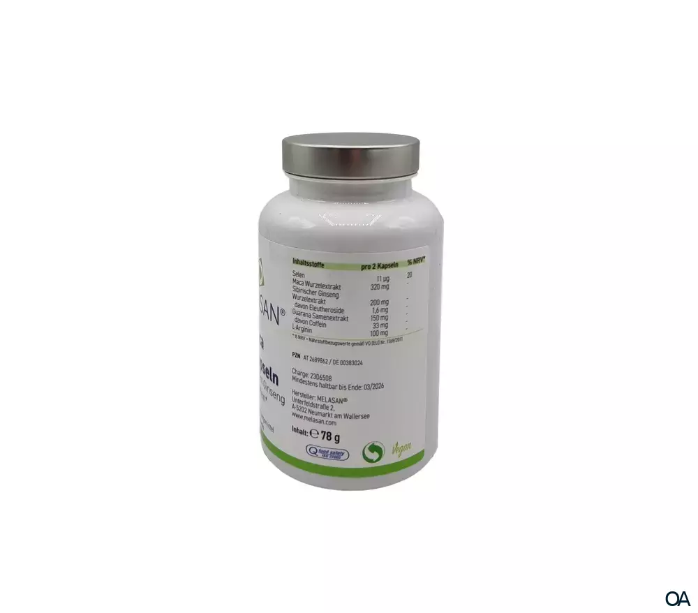 Melasan Maca Vitalkapseln Melasan Maca Vitalkapseln