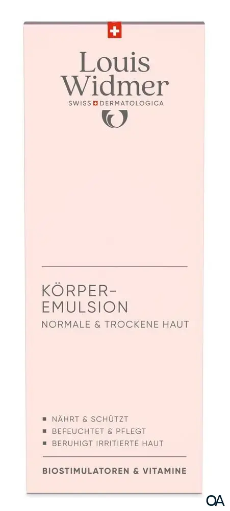 Louis Widmer Körperemulsion - leicht parfümiert
