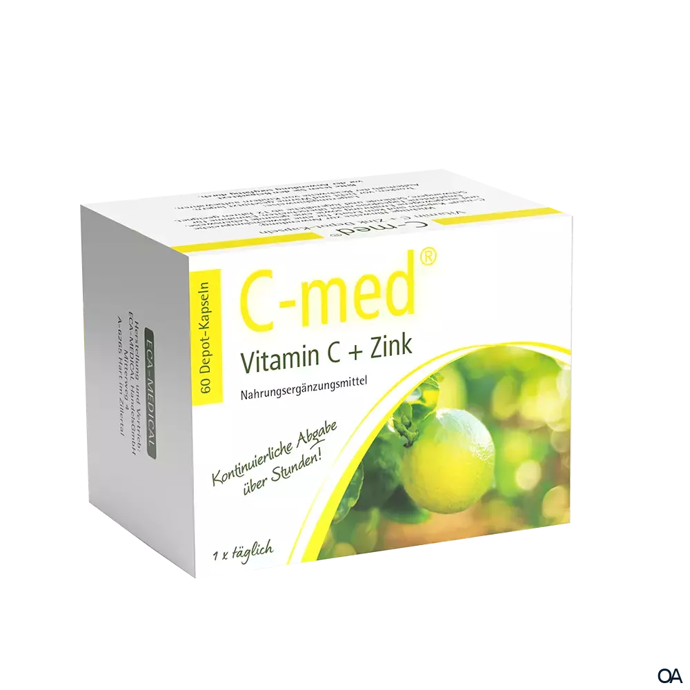 C-med® Vitamin C + Zink Depot-Kapseln
