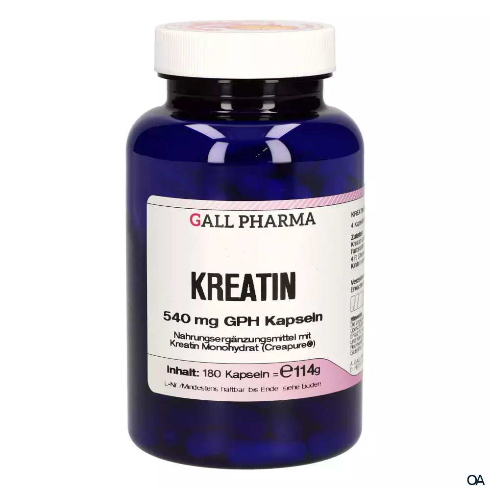 Gall Pharma Kreatin 540 mg Kapseln Gall Pharma Kreatin 540 mg Kapseln