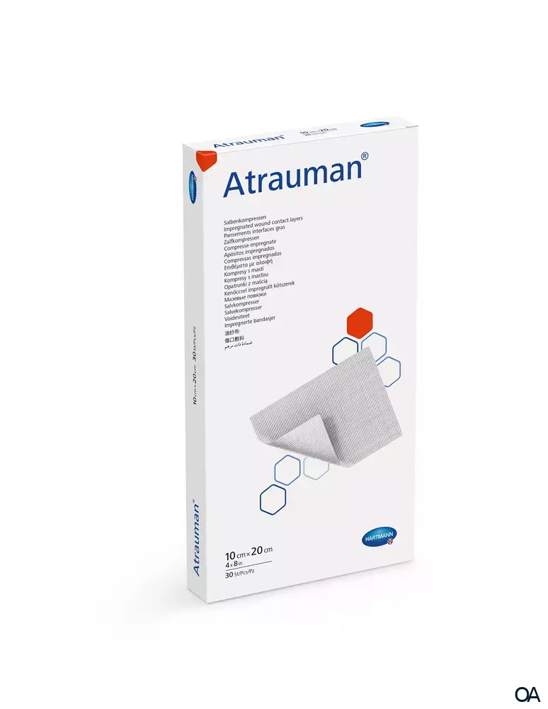 Atrauman® Salbenkompressen steril, 10 x 20 cm Atrauman® Salbenkompressen steril, 10 x 20 cm