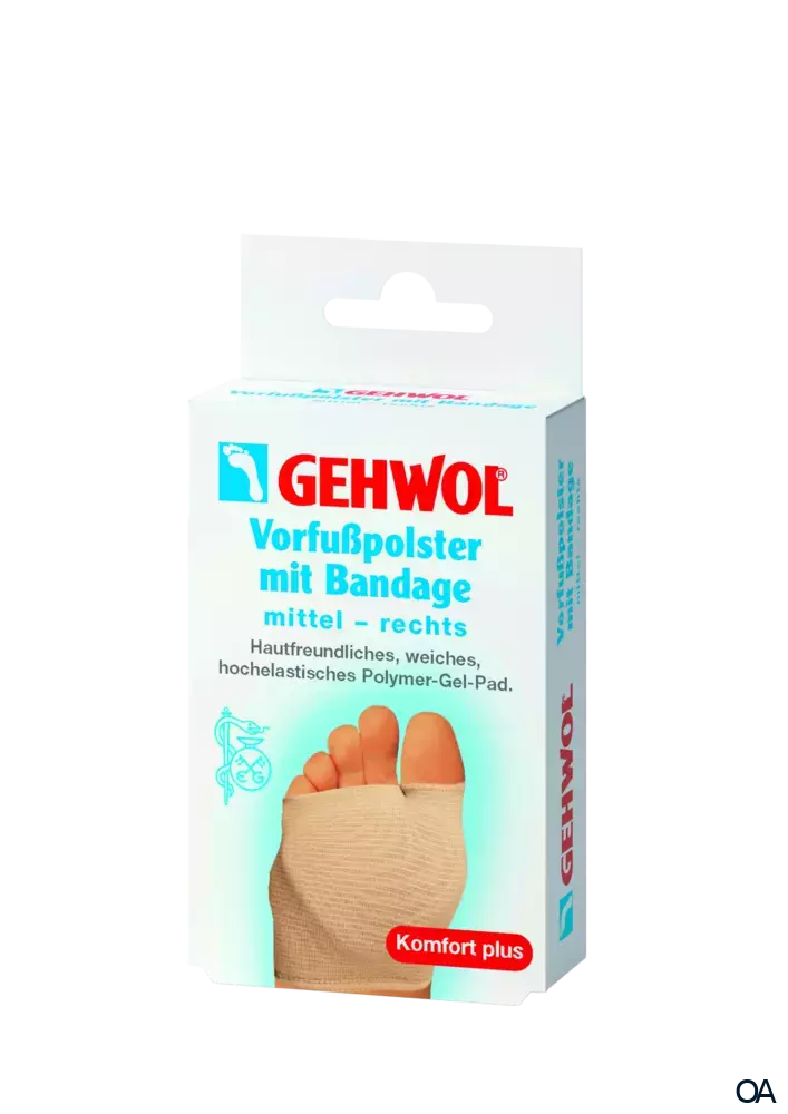 GEHWOL® Vorfußpolster mit Bandage, mittel rechts GEHWOL® Vorfußpolster mit Bandage, mittel rechts