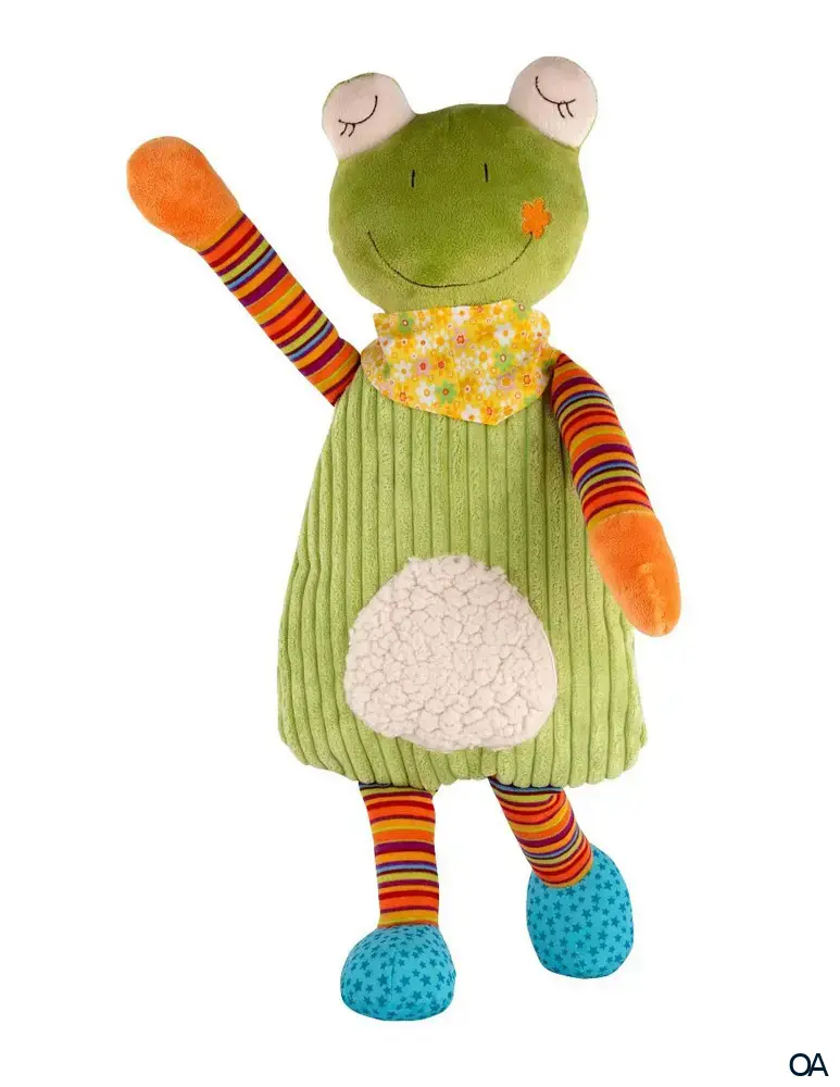 Sänger Wärmflasche Schnuffeltier Frosch Marlo - 0,8L