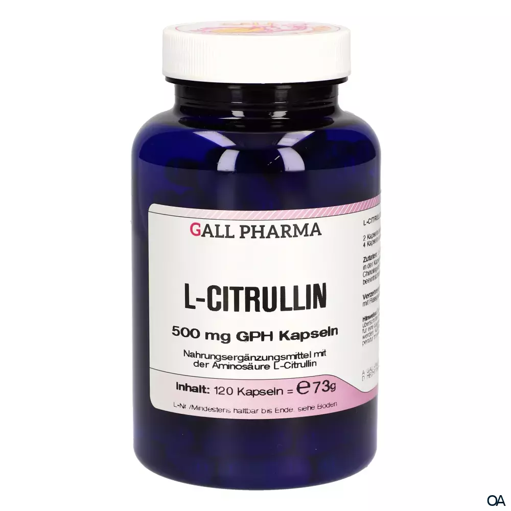 Gall Pharma L-Citrullin 500 mg Kapseln