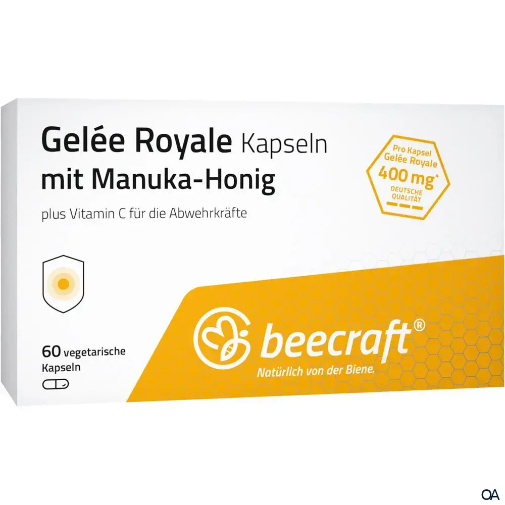 beecraft® Gelée Royale Kapseln mit Manuka-Honig