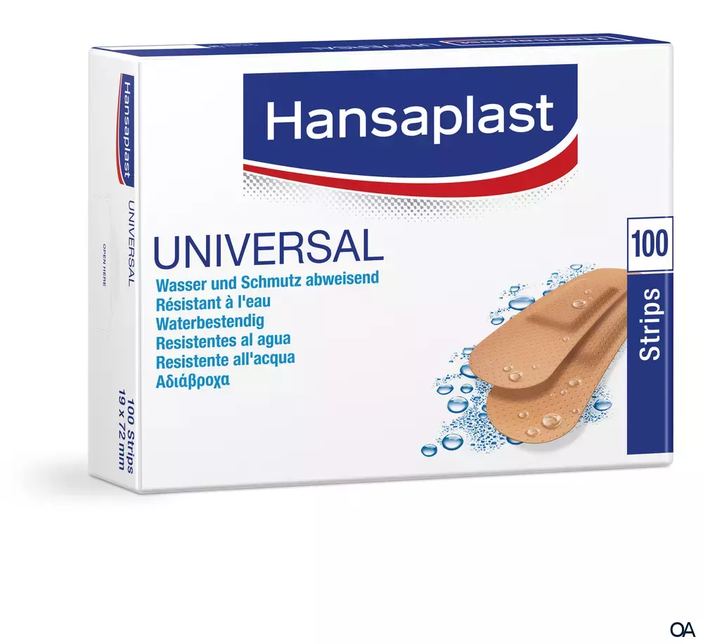 Hansaplast Universal Strips Großpackung 1,9 x 7,2cm Hansaplast Universal Strips Großpackung 1,9 x 7,2cm
