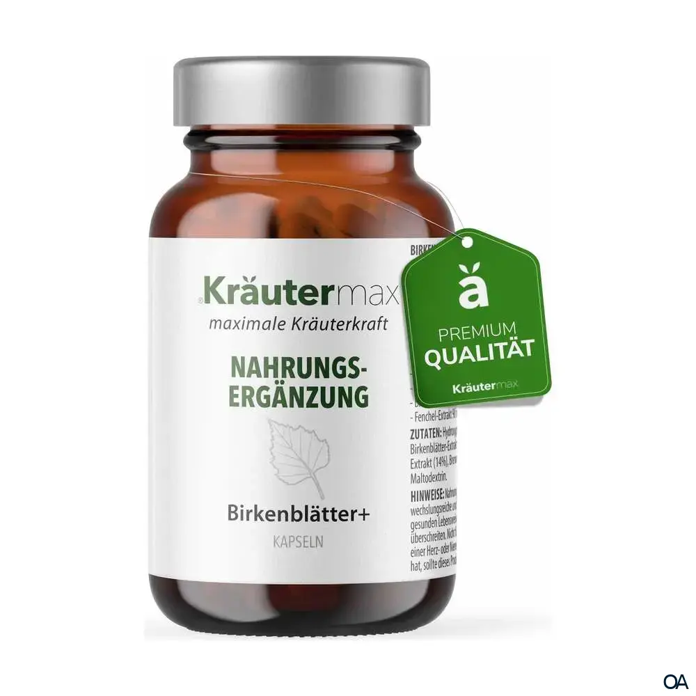 Kräutermax Birkenblätter plus Kapseln