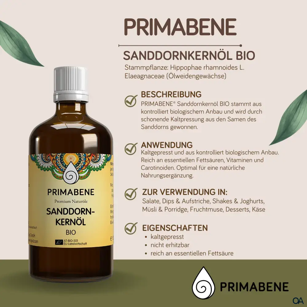 Primabene® Sanddornkernöl Bio