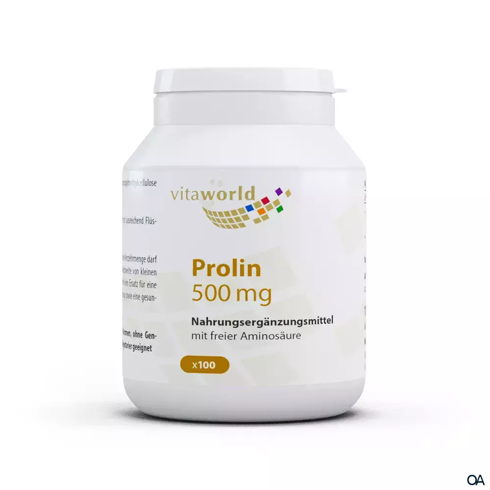 Vitaworld Prolin 500 mg Kapseln Vitaworld Prolin 500 mg Kapseln