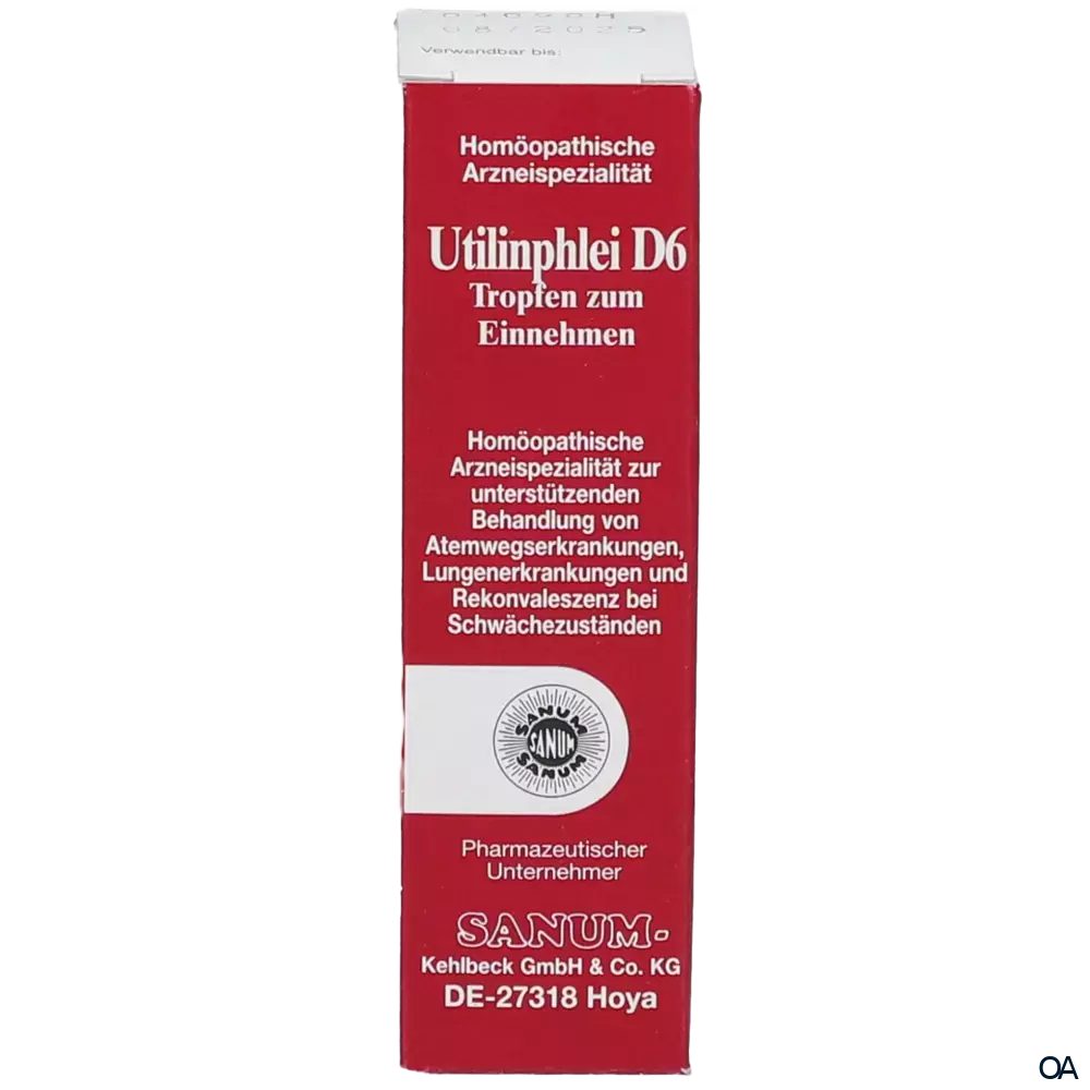 Utilinphlei D6 Tropfen zum Einnehmen Utilinphlei D6 Tropfen zum Einnehmen