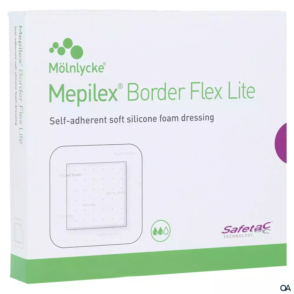 Mepilex® Border Flex Lite Schaumverband 5 x 12,5 cm