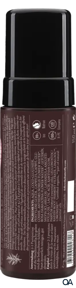 Farfalla Frauenleben Intimpflege Waschschaum