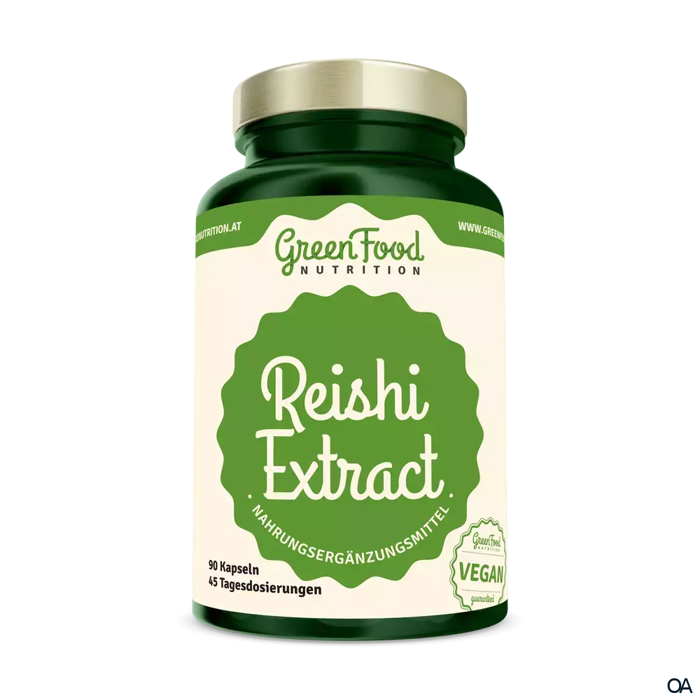 GreenFood Nutrition Reishi Extrakt Kapseln GreenFood Nutrition Reishi Extrakt Kapseln